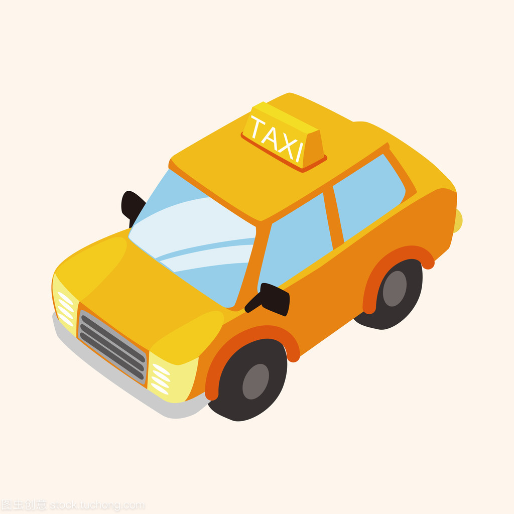穿梭于城市血脈的出租汽車 現(xiàn)代交通的流動符號